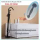Sen bồn tắm đặt sàn đồng giả cổ  KAG-DSC06B