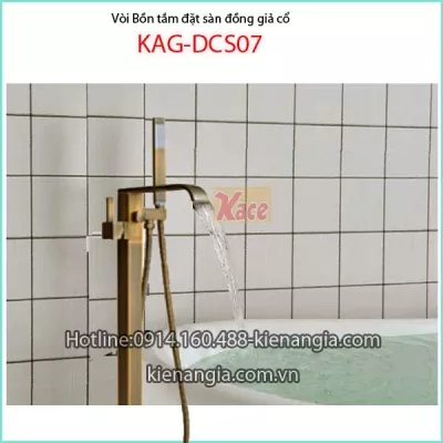 Sen bồn tắm đặt sàn đồng giả cổ KAG-DSC07