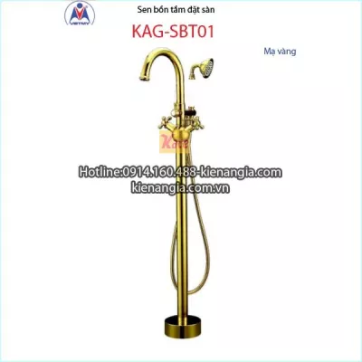 Sen bồn tắm đặt sàn mạ vàng KAG-SBT01
