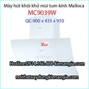 Khử mùi dạng ống kính cong MALLOCA MC9039W