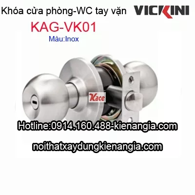 Khóa cửa phòng tay vặn VICKINI-KAG-VK01