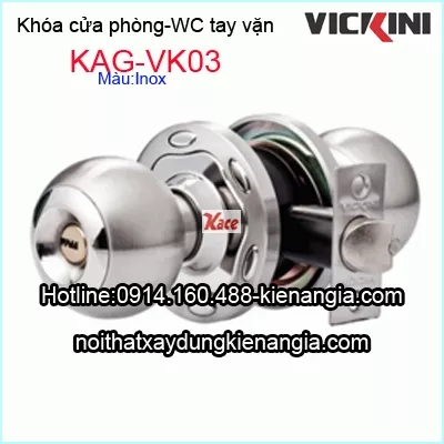 Khóa cửa phòng tay vặn VICKINI-KAG-VK03