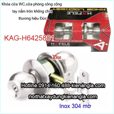 Khóa phòng-WC Hafele không chìa KAG-H6425801