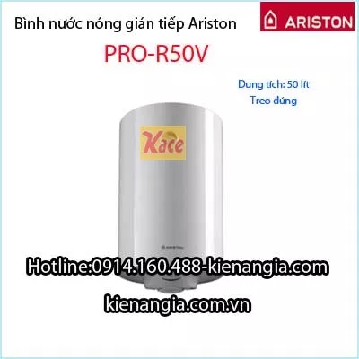 Bình nước nóng Ariston treo đứng PRO-R50V