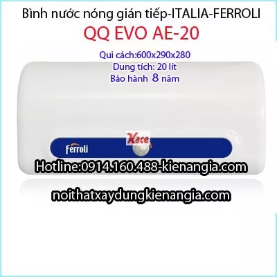 Bình nước nóng 20 lít Ferroli QQ EVO AE-20