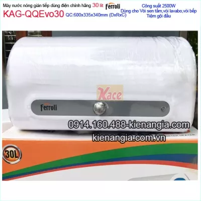 Bình nước nóng 30 lít Ferroli QQ EVO ME-30