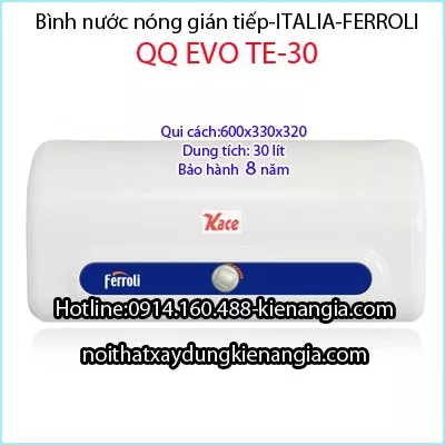 Bình nước nóng 30 lít Ferroli QQ EVO TE-30