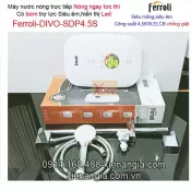 Máy nước nóng trực tiếp led có bơm FerroliKAG-DIVO-SDP 4.5S
