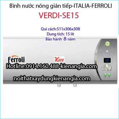 Bình gián tiếp 15 Lít Ferroli VERDI-SE15
