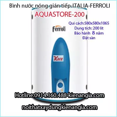 Bình nước nóng đặt sàn Ferroli-Aquastore-200