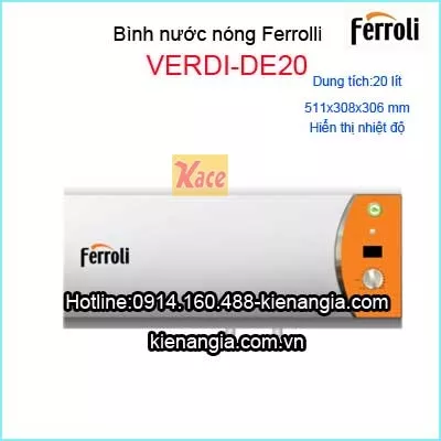 Bình nước nóng gián tiếp FERROLI VERDI-DE20