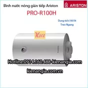 Bình nước nóng gián tiếp treo ngang 100 lít Ariston PRO-R100H