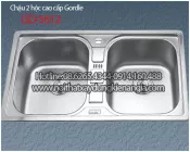 Chậu rửa chén 2 hộc 89x49 x23cm GORDLE GD 5612