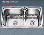 Chậu rửa chén 2 hộc 100x50 x23cm GORDLE GD5416