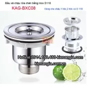 Đầu xả Inox chậu rửa chén KAG-BXC08