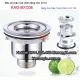 Đầu xả Inox chậu rửa chén KAG-BXC08