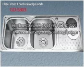 Chậu rửa chén 2 hộc 120x50 x23cm GORLDE GD 5803
