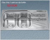 Chậu rửa chén 2 hộc 120x50 x23cm GORLDE GD5526