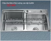 Chậu rửa chén 2 hộc 90x47 x23cm GORLDE  GD944