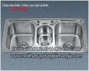 Chậu rửa chén 3 hộc 106x50 x23cm GORLDE GD 5630