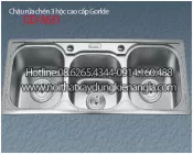 Chậu rửa chén 3 hộc 108x44 x23cm GORLDE GD 5631