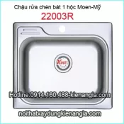 Chậu rửa chén bát 1 hộc 58x48 cm Moen-Mỹ 220003R