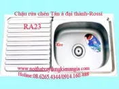 Chậu rửa chén bát inox 1 hộc 79x42 cm Đại Thành RA23 DX11153