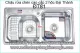 Chậu rửa chén inox 304 2 hộc 86x45 cm Đại Thành ĐT81 DX42001