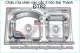 Chậu rửa chén inox 304 2 hộc 86x45 cm Đại Thành ĐT82 DX42002