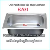 Chậu rửa chén thế hệ mới 1 hộc Đại Thành ĐA31