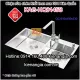 Chậu rửa chén Hàn Quốc inox sus304 đúc KAG-HQ8145S