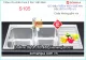 Chậu rửa Sơn Hà 2 hộc 1 cánh sus 304 S105