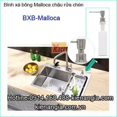 Bình xà bông chậu rửa chén BXB-Malloca
