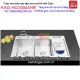 Chậu rừ có hộc rác,giắt dao thớt 100x45 inox đúc KAG-HQ10045HR
