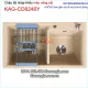 Chậu đá 2 hộc vuông màu vàng cát 82x46 cm  KAG-CD8246Y