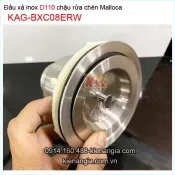 Đầu xả inox SUS304 chậu rửa chén  Erowin tốt D110 KAG-BXC08ERW
