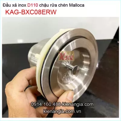 Đầu xả inox SUS304 chậu rửa chén  Erowin tốt D110 KAG-BXC08ERW