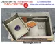 Chậu rửa Nano xám bạc (grey) 1 hộc 68x45cm KAG-CRB128