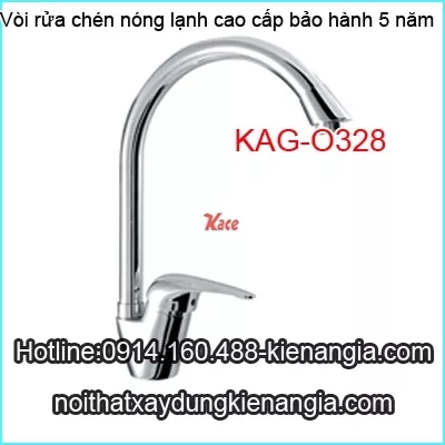 Vòi bếp,rửa chén nóng lạnh cao cấp KAG-O328