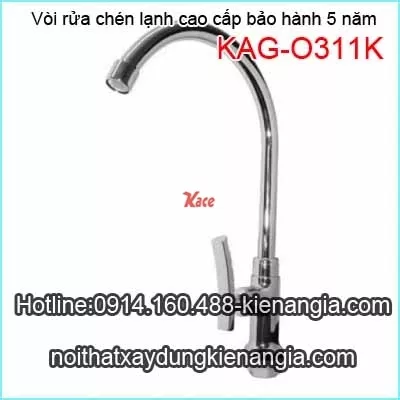 Vòi bếp,vòi rửa chén lạnh cao cấp KAG-O311K