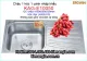 Chậu inox Erowin 1 hộc 1 cánh KAG-E10050