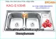 Chậu inox EROWIN 2 hộc to KAG-E10046