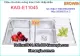 Chậu rửa bát nhập khẩu EROWIN vuông dài 1,1m KAG-E11045V