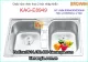 Chậu rửa chén EROWIN inox 2 hộc nhập khẩu KAG-E8949