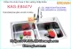 Chậu rửa chén EROWIN inox 2 hộc vuông KAG-E8447V