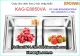 Chậu rửa chén EROWIN inox 2 hộc vuông KAG-E8850VA
