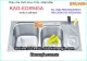 Chậu rửa EROWIN có hộc rác KAG-ED8945A