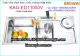 Chậu rửa EROWIN dài 1,1m  có giắt dao KAG-ED11050V