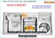 Chậu rửa EROWIN vuông có hộc rác KAG-E9245A