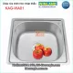 Chậu rửa chén Inox 1 hộc 42x40 cm Winland KAG-WA01